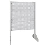 thumbnail of PROREGAL Werkzeugwand mit 3 Lochplatten | HxBxT 171x106,5x73cm | Lichtgrau