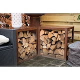 thumbnail of Portaoggetti in legno fatto a mano RedFire Hodr 50 cm