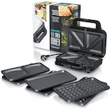 thumbnail of Arendo Sandwichmaker 3-in-1, 900 W, Cool Touch, Antihaft, BPA frei