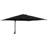 thumbnail of Helloshop26 - Moderner neigbarer Gartenschirm 248,5 x 247,5 x 160 cm für die praktische Terrasse aus schwarzem Polyester 02_0058640