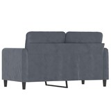 thumbnail of vidaXL 2-Sitzer-Sofa Dunkelgrau 120 cm Samt