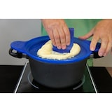 thumbnail of Spätzlereibe Spätzlewunder von Muxel mit Patentschaber BLAU Alternative für Spätzlebrett Spätzlepresse Spätzlehobel