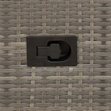 thumbnail of vidaXL Tuinstoelen 2 st verstelbaar met kussens poly rattan grijs