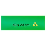 thumbnail of Glas Memoboard, 200 x 600 x 40 mm, grün