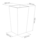 thumbnail of WellHome - Set van 2 bloempotten van 26,6 liter, wit