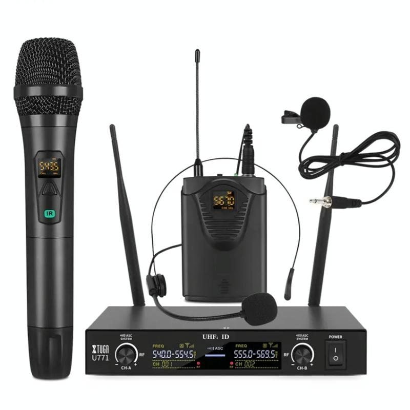 Microphone Sans Fil UHF Haute Sensibilité Pour Scènes Et Événements YONIS