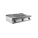 thumbnail of Mareno M1-900 elektrische Griddleplatte mit 2/3 glatter und 1/3 gerippter Chromplatte, 120cm