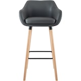 thumbnail of Set 2 sgabelli da bar Grant similpelle grigio