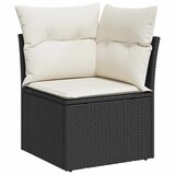 thumbnail of vidaXL Garten-Sofa-Set 7 pcs Schwarz Poly-Rattan
