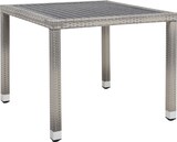 thumbnail of METRO Professional Mesa de comedor gastro Barbados, aluminio/ ratán PE, 80 x 80 x 74 cm, tablero aspecto madera, resistente a la intemperie, piedra