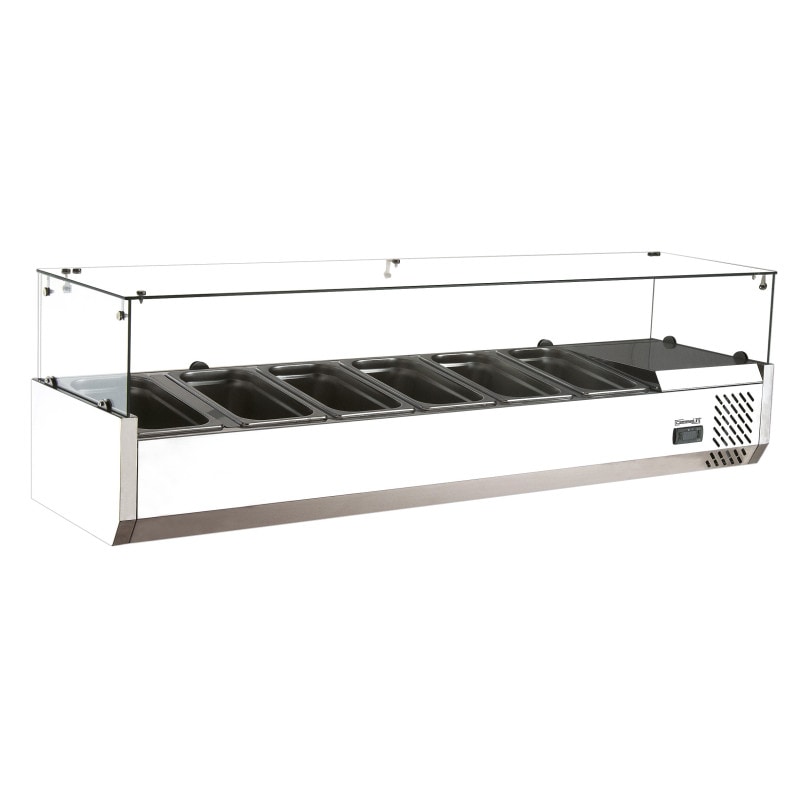 Vetrina refrigerata  6x GN 1/3  CSAP613 Casselin