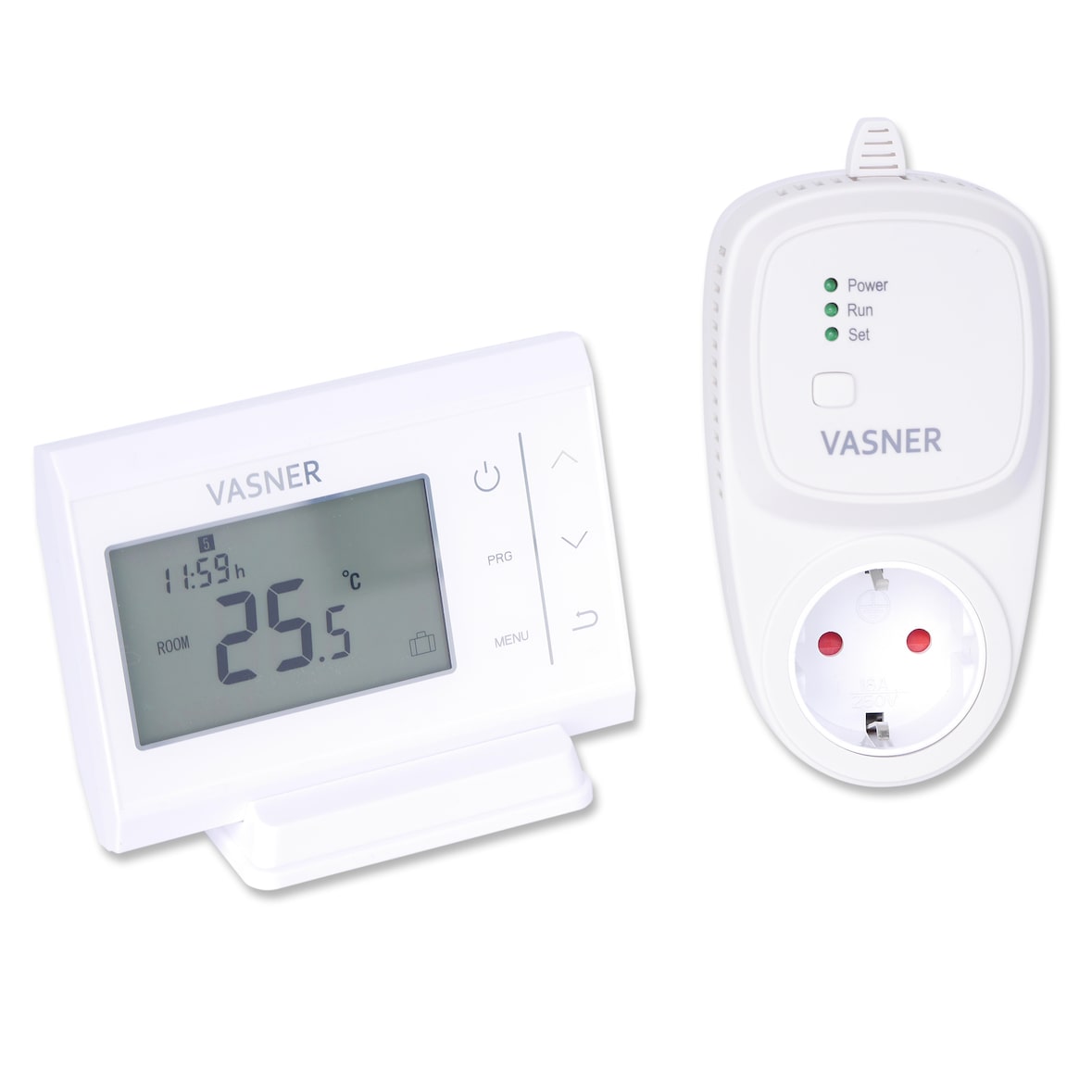 VASNER VFT35 Funk-Thermostat Set , Raumthermostat Funkthermostat für Infrarotheizungen, 4 Programme pro Tag