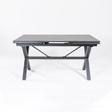 thumbnail of Mesa de terraza, Extensible 150 a 250 cm, Aluminio y cristal, Color Antracita, 150/250x100x78 cm