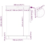 thumbnail of vidaXL Rollo mit Vorhängen Creme 200 x 250 cm Stoff und Aluminium