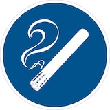 thumbnail of Gebotsschild, Rauchen erlaubt - praxisbewährt - 200x1.5 mm Kunststoff
