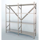 thumbnail of Scaffale per cucine e ristoranti in acciaio inox con piani regolabili cm. 100x30x200h
