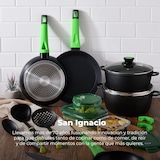 5five Casseruola In Alluminio Forgiato 20 Cm - Linea Nature, Effetto Pietra, Antiaderente - 2