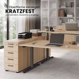 thumbnail of bümö Schreibtisch Schrank abschließbar, Schubladenschrank Holz in grau, Container mit Schubladen - Schubladen Schrank Büro, Schreibtisch Container