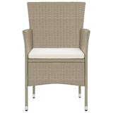 thumbnail of Helloshop26 - Conjunto de comedor de jardín exterior de 3 piezas en resina de mimbre beige 02_0013684