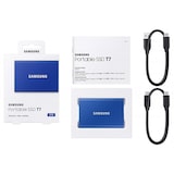 thumbnail of Disque Ssd Externe Portable 2 To Samsung T7 Usb 3.1 Gen 2 Bleu