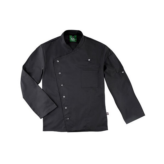Men´s Chef Jacket Turin GreeNature , Größe: 48 , schwarz
