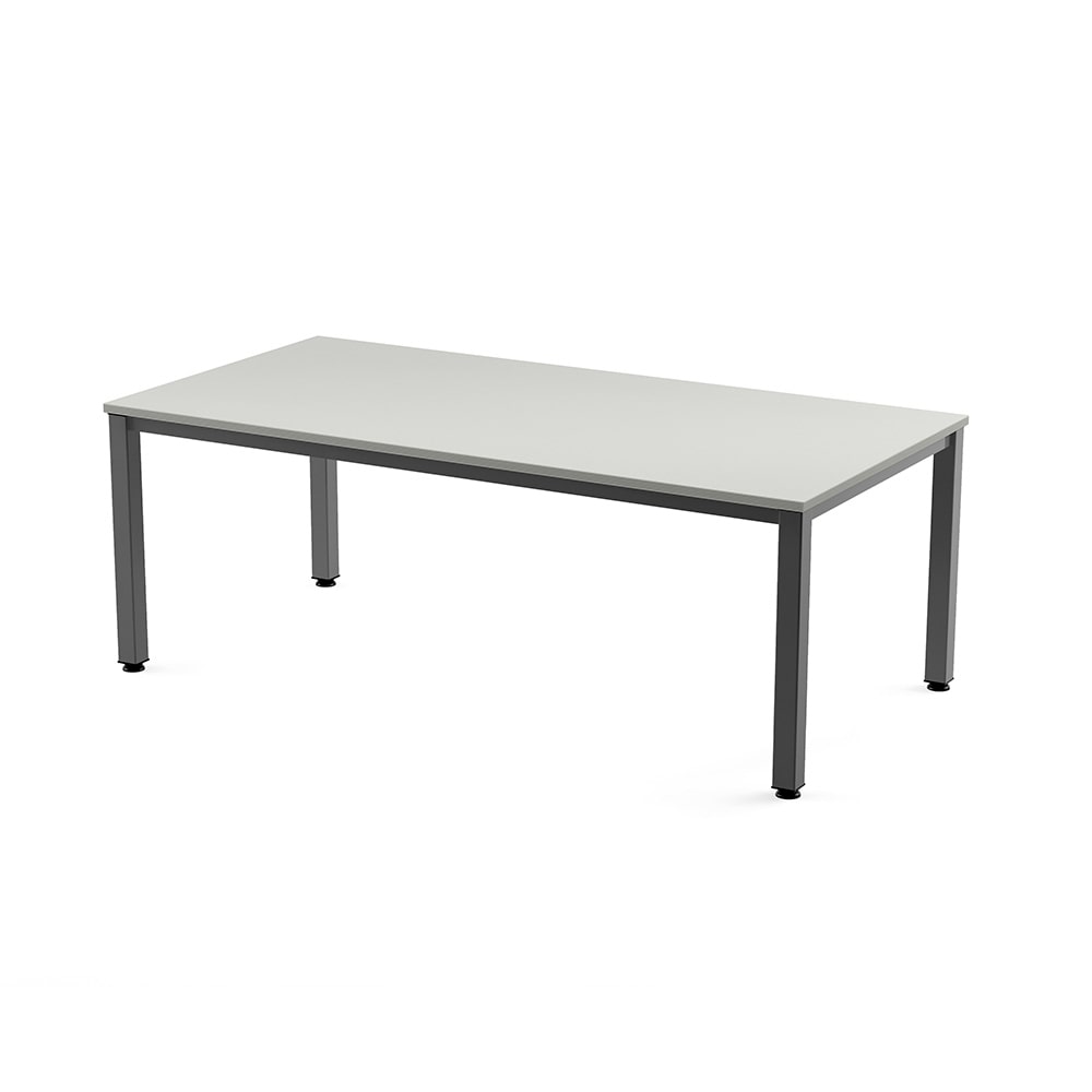 Rocada mesa de oficina serie executive 200x100 antracita/ gris