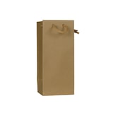 thumbnail of Tasche für 1 Flasche aus braunem Kraftpapier Papiergriffe je 200 - Gimex