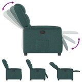 thumbnail of vidaXL Massagesessel Dunkelgrün Stoff