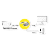 thumbnail of VALUE Display Adapter USB Typ C - VGA, Audio