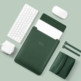 thumbnail of Sacoche Ordinateur Portable 4 En 1 Légère Et Pratique Taille 11/12 Pouces Grise Vert Foncé YONIS