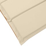 thumbnail of vidaXL Sonnenliege mit Kissen 2 pcs Beige Massivholz Akazie