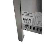 thumbnail of Gasfornuis met krukje, afmetingen 40x50x50 mm