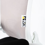 thumbnail of Sedia Ufficio EN 1335 Certificata Poltrona Girevole Ergonomica Regolabile con Poggiatesta e Poggiabraccia - Bianco