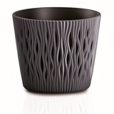 thumbnail of WellHome - Set mit 3 Pflanztöpfen 1,7L Sandy Round Ø15,8 cm/Stück in Anthrazit