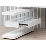 thumbnail of Angel Cerdá Escritorio oficina blanco y cristal 3002C 140 x 127 x 75