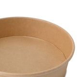 thumbnail of greenbox - Kartonschale / Salatschale (Premium) 700 ml, Ø 185 mm braun, rund, 300 St.