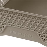 thumbnail of Keeeper - Mini cestino antiscivolo polipropilene 26,5x20x7 cm DIN A5 Marrone - Collezione Mirko