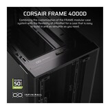 thumbnail of Boîtier Pc - Corsair - Série Frame 4000d - Moyen-tour - Noir