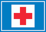 thumbnail of Richtzeichen Erste Hilfe Symbol Schild A4 (210x297mm)