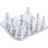 thumbnail of 1 x SCHNEIDER Tüllenkassetten-Set aus Polykarbonat,  transparent Ø 4,5,7,9 ( 6 Zähne ) Ø 7, 9, 11, 13  ( 8 Zähne )