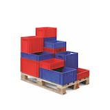 thumbnail of PROREGAL Euronorm-Lagerbehälter | Bear | HxBxT 32x30x40cm | Rot | Eurobehälter Eurobox Euronorm-Kiste Stapelbehälter Transportbehlter Transportbox