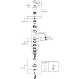 thumbnail of Grohe EHM Spültisch Eurosmart C mit schwenkbarem Rohrauslauf verchromt