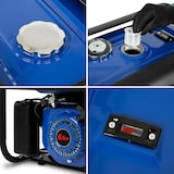 thumbnail of EBERTH 3000 watt noodstroomaggregaat Stroomgenerator Stroomaggregaat met 6,5 pk benzinemotor, 4-takt, luchtgekoeld, 2x 230V, 1x 12V, trekstart