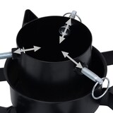 thumbnail of vidaXL Christbaumständer Schwarz 47x47x13,5 cm