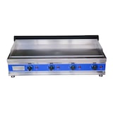 thumbnail of Plancha / Frytop a gas profesional de cromo duro 1150x570x370 mm (4 quemadores, 20 kW)