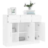 thumbnail of vidaXL Sideboard Weiß 91x28x75 cm Holzwerkstoff