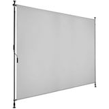 thumbnail of tectake Toldo de pinza TAIJA con manivela manual - 200 x 310 cm gris claro