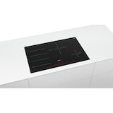 thumbnail of Bosch Serie 8 PXE801DC1E Induktionskochfeld 80 cm autark Schwarz, Flächenbündiger Rahmen