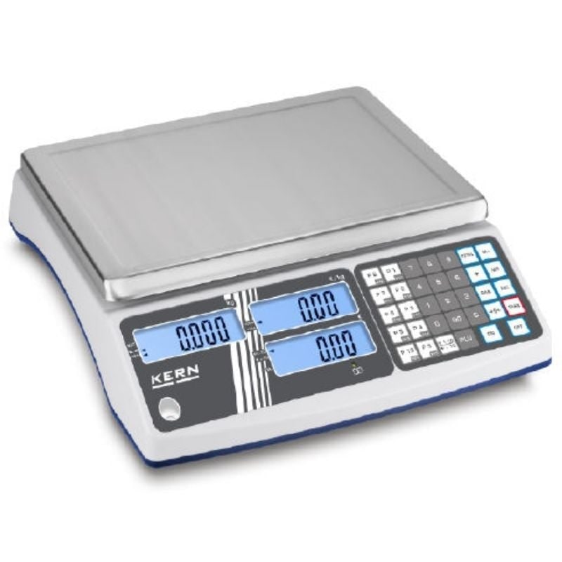 Balance Commerciale Portée 3 ou 6 Kg avec Homologation et Métrologie Légale - Kern