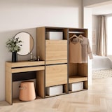 thumbnail of Consola entrada, 190x35x145cm, Recibidor, Zapatero, Vestidor abierto, Roble _476_4